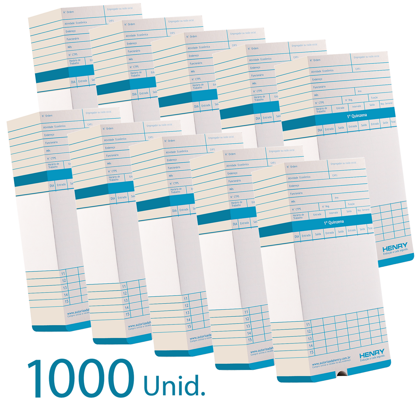 1000 Cartões de Ponto Original Henry Vega