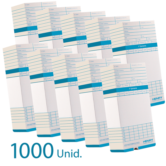 1000 Cartões de Ponto Original Henry Vega