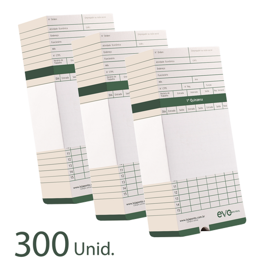 300 Cartões de Ponto Original Ponto Fácil