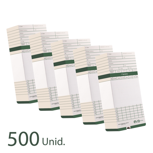 500 Cartões de Ponto Original Ponto Fácil